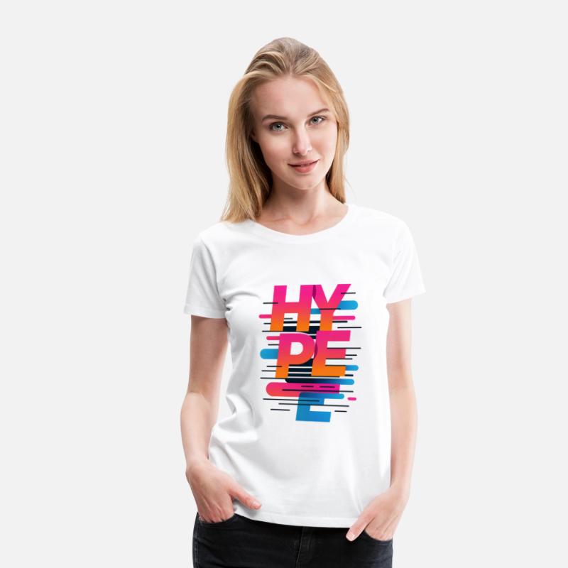 HYPE — Glitched Gradient Typography Art