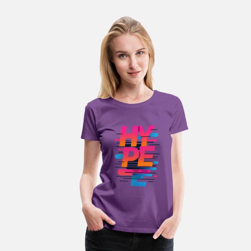 HYPE — Glitched Gradient Typography Art