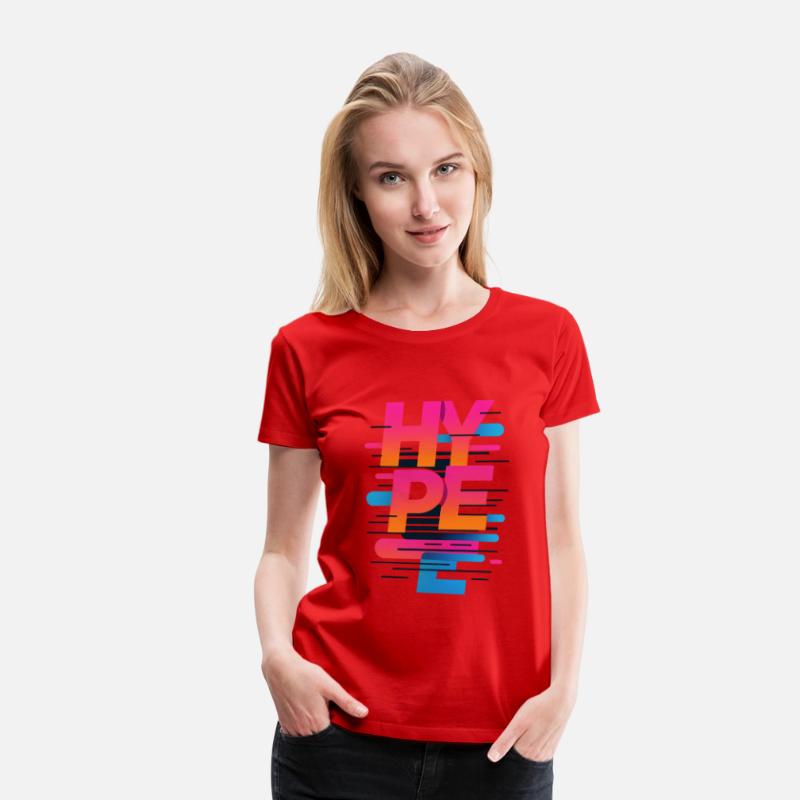 HYPE — Glitched Gradient Typography Art