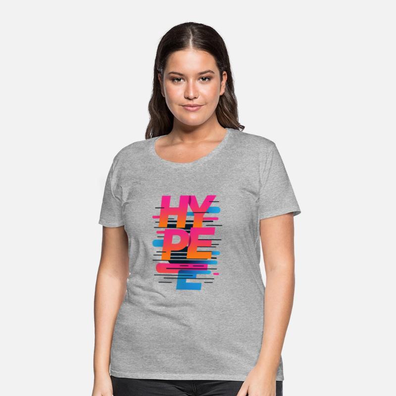 HYPE — Glitched Gradient Typography Art