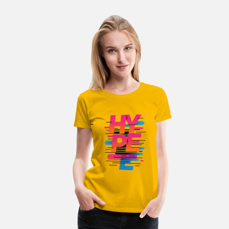 HYPE — Glitched Gradient Typography Art