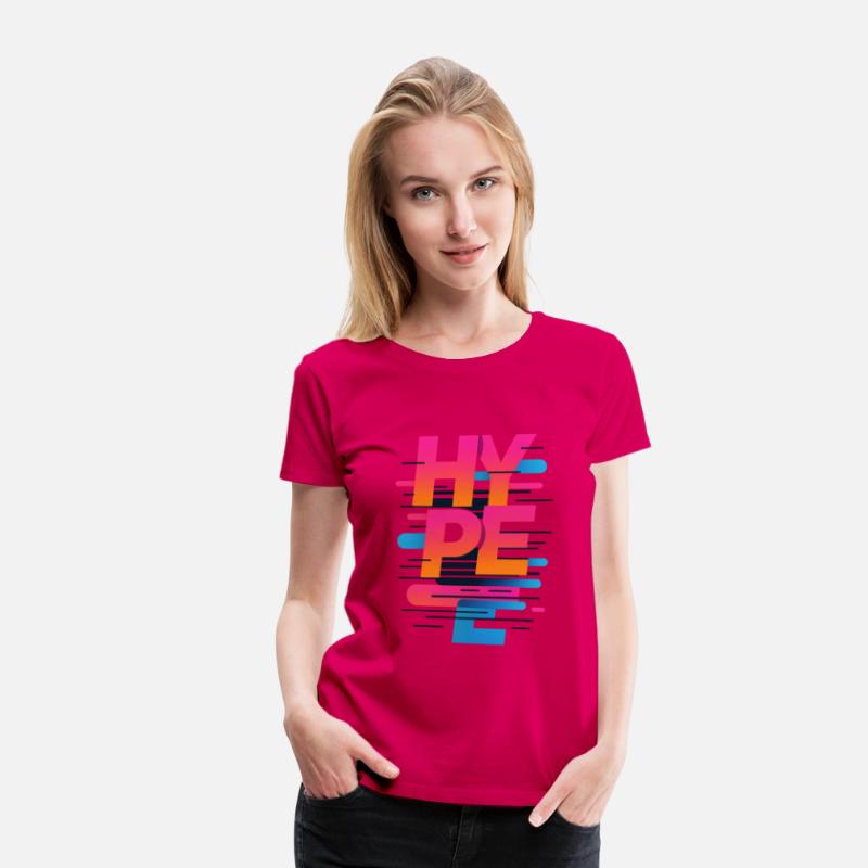 HYPE — Glitched Gradient Typography Art