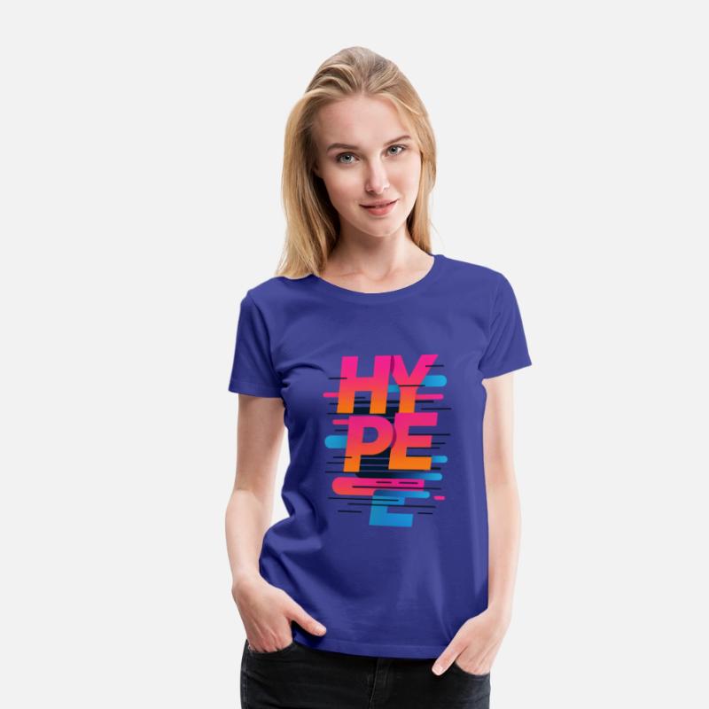 HYPE — Glitched Gradient Typography Art
