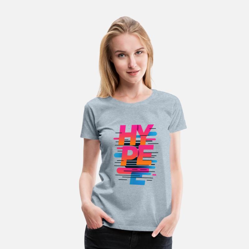 HYPE — Glitched Gradient Typography Art