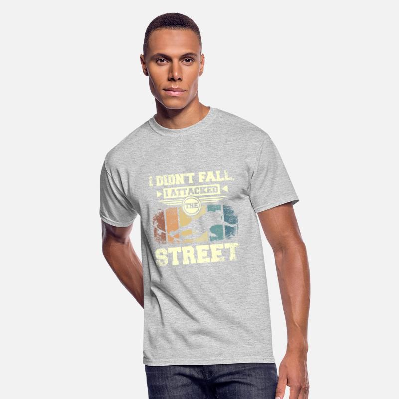 I didn't fall I attacked the street, skateboarding