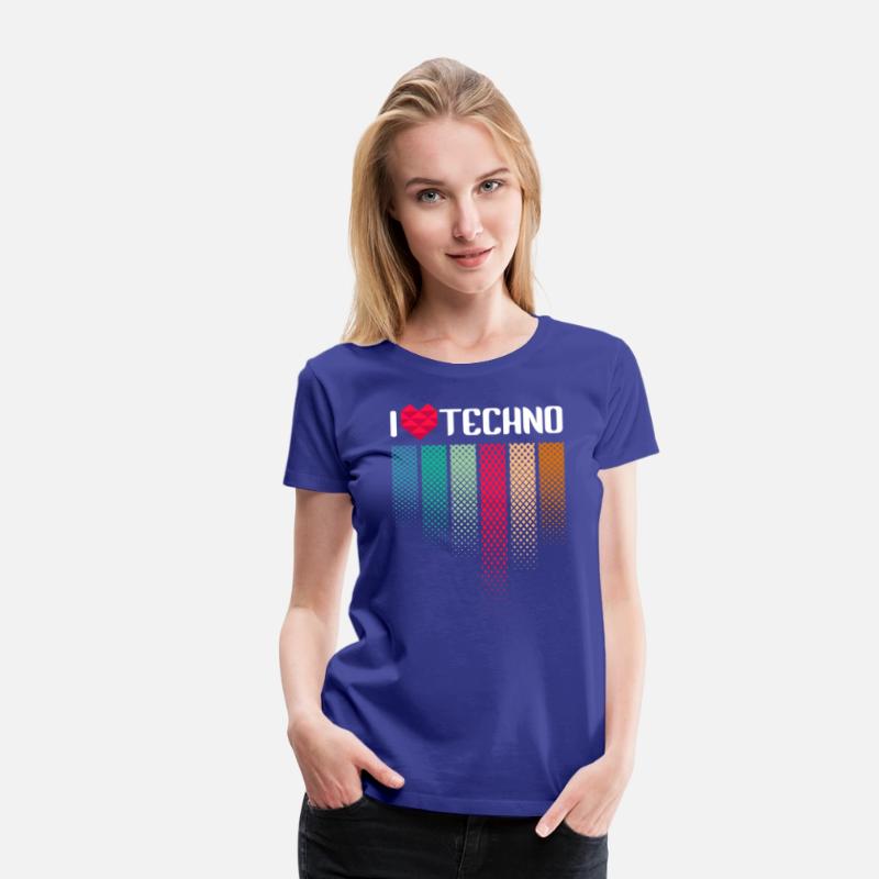 I Love Techno Music Raver