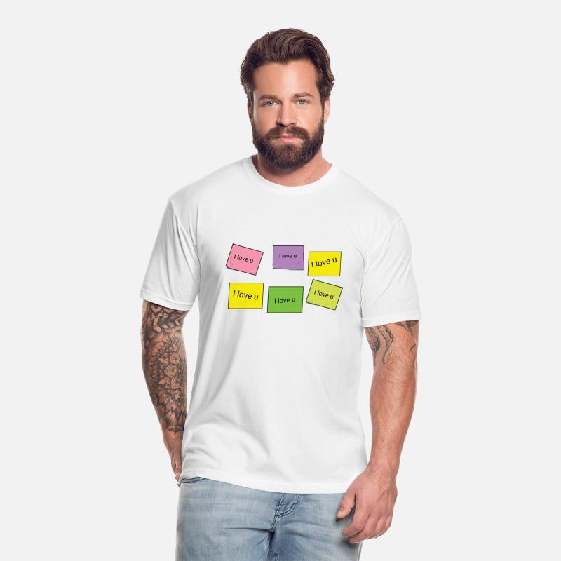 I love u post it design