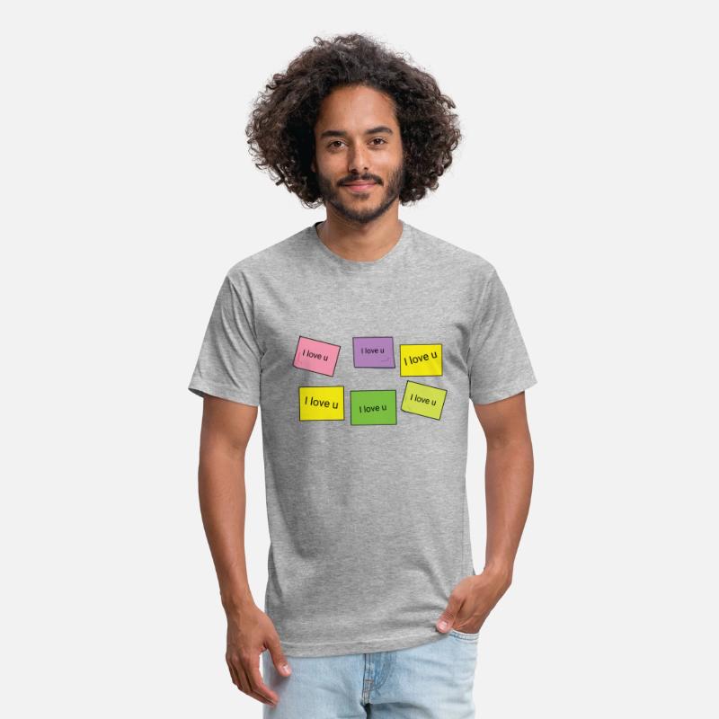 I love u post it design