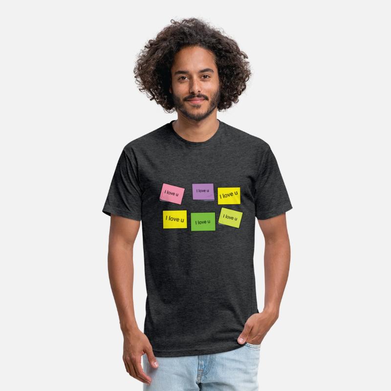 I love u post it design