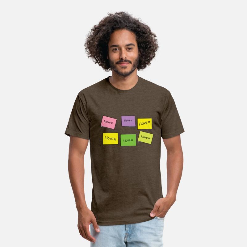 I love u post it design
