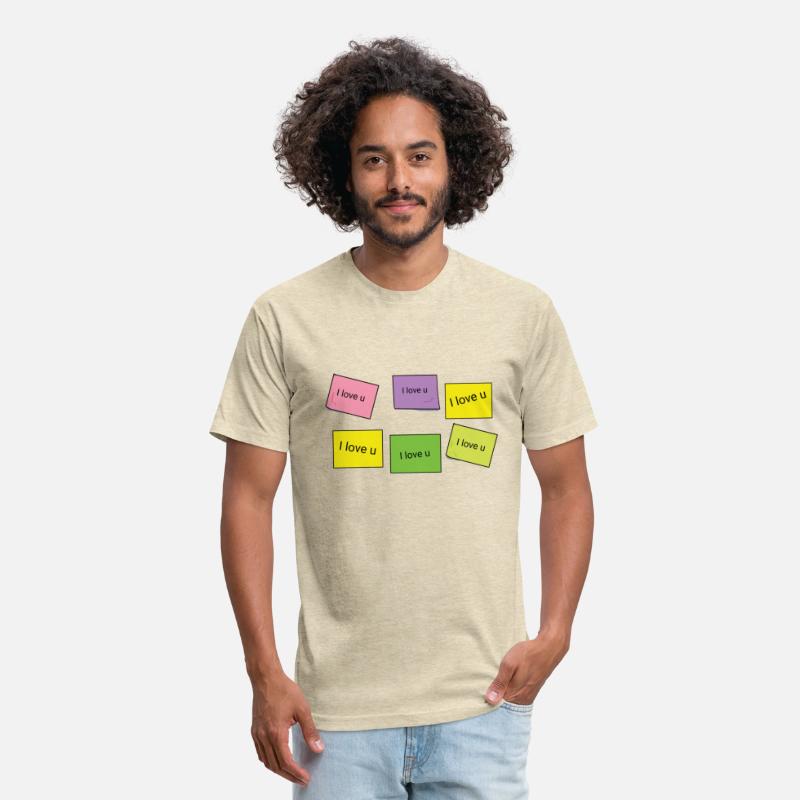 I love u post it design