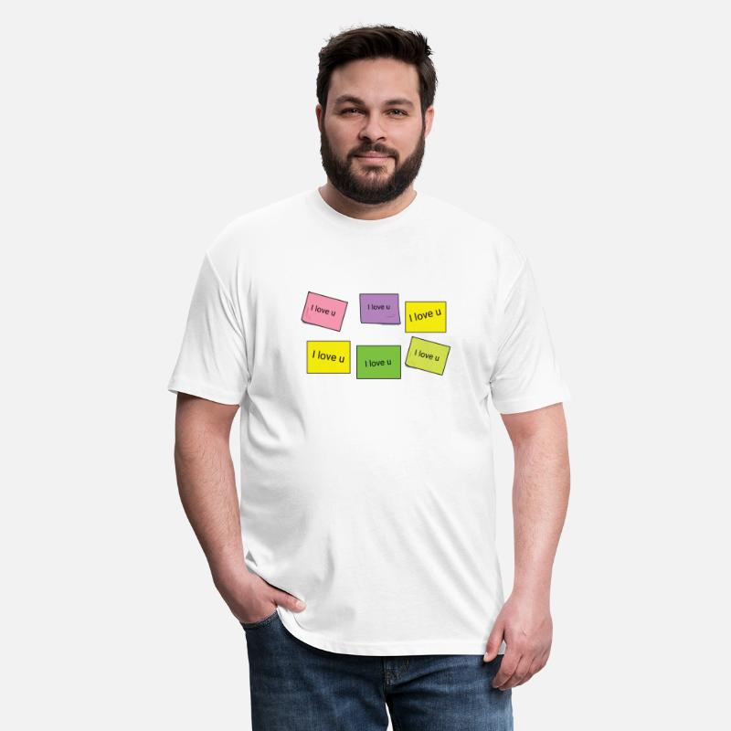 I love u post it design