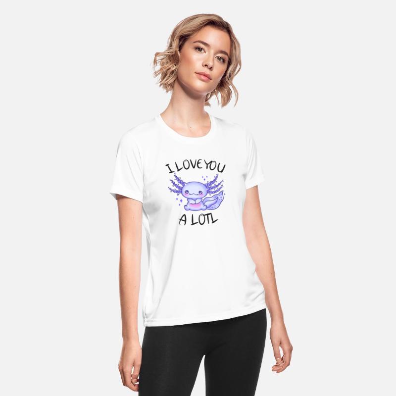 I Love You A Lotl Axolotl In Love