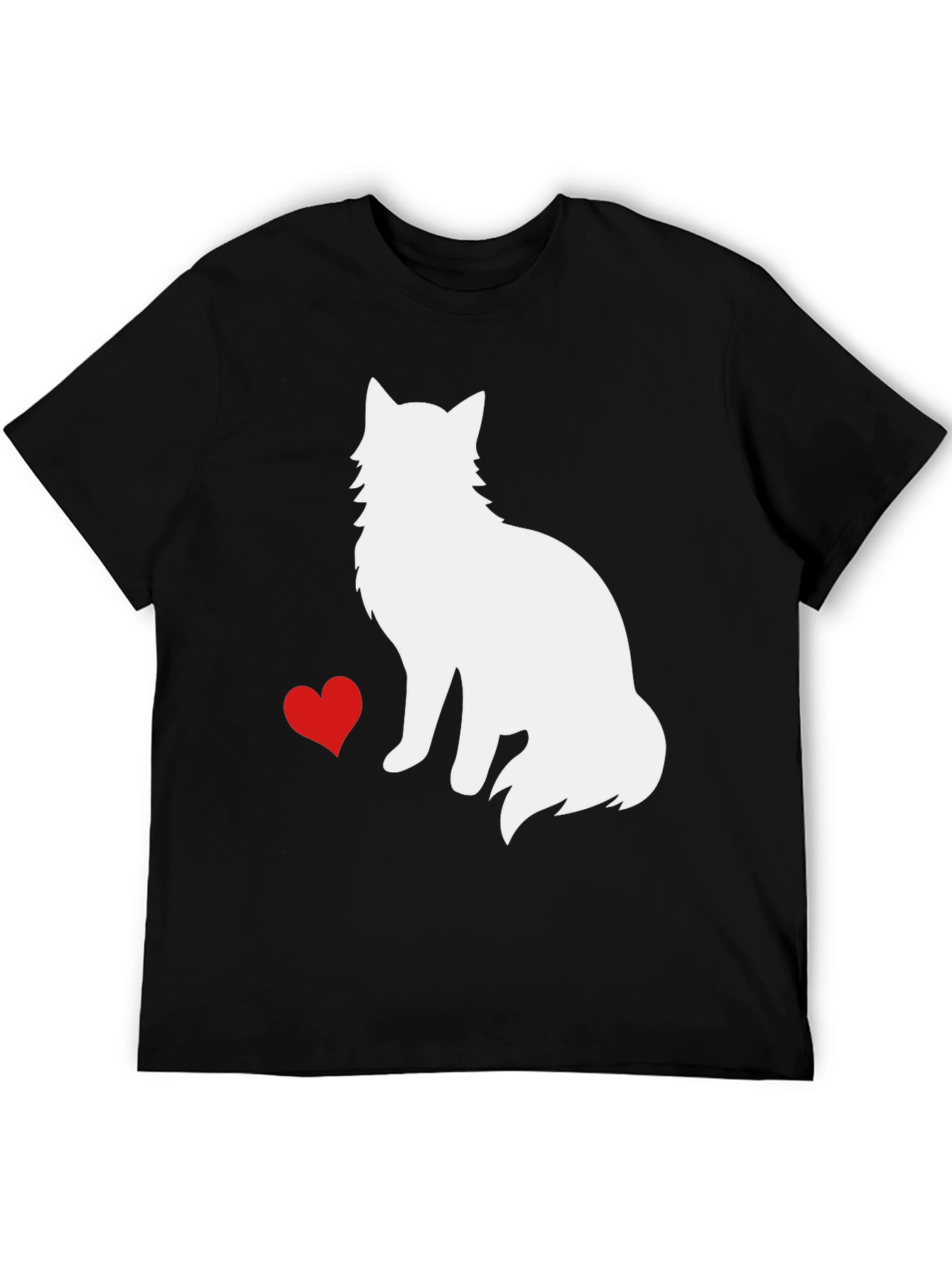 I Love Cats - Mens Black T-shirt