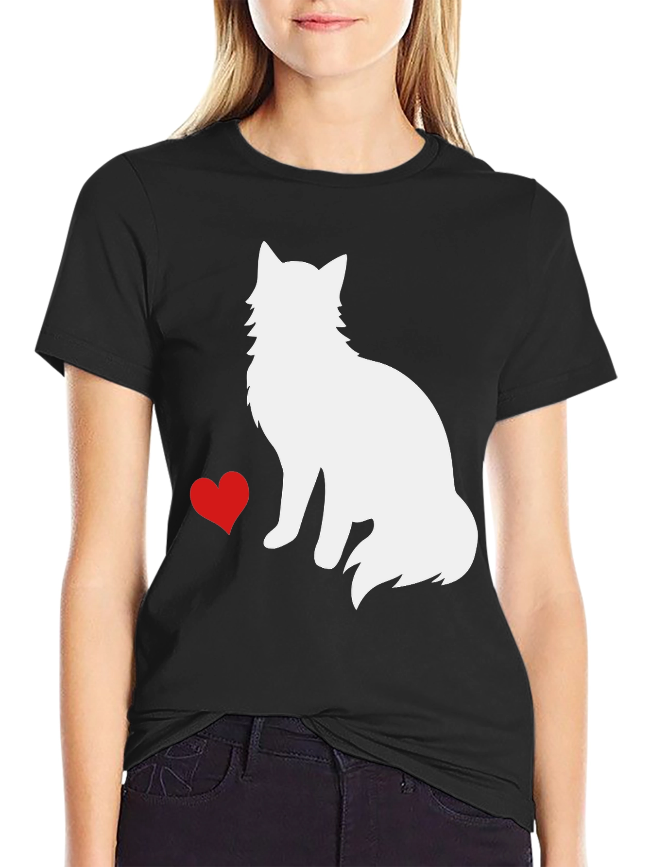 I Love Cats - Mens Black T-shirt