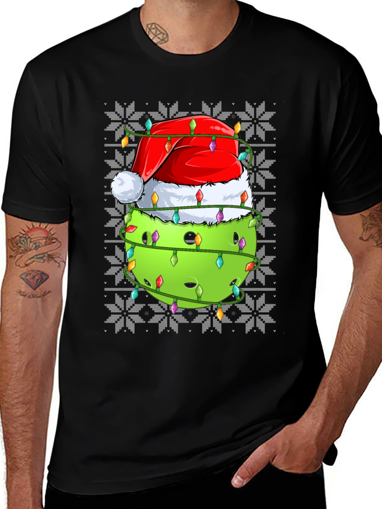 Festive Avocado Christmas T-Shirt