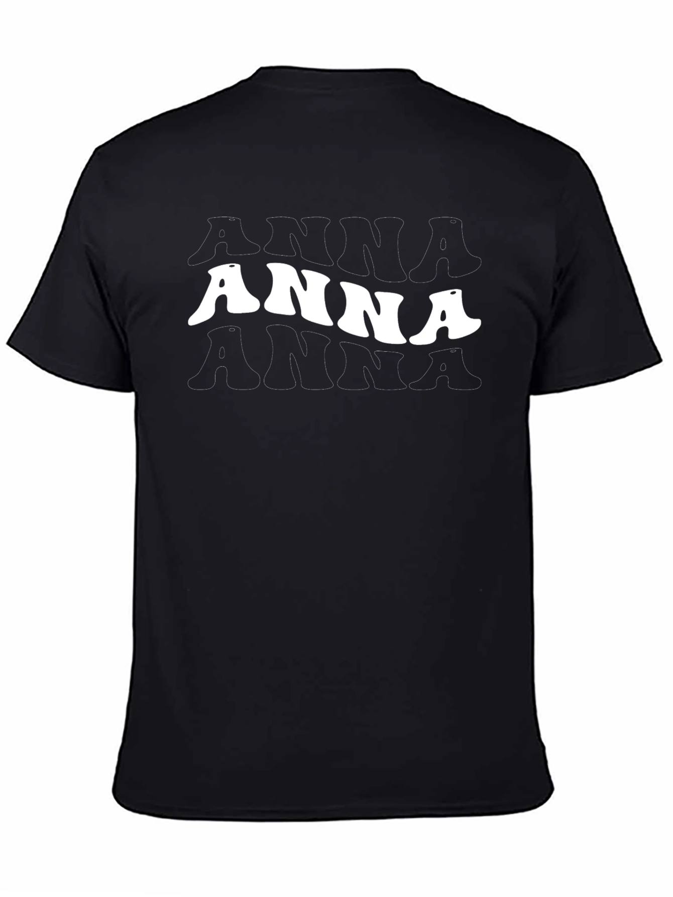 Retro Anna Graphic Tee - Black
