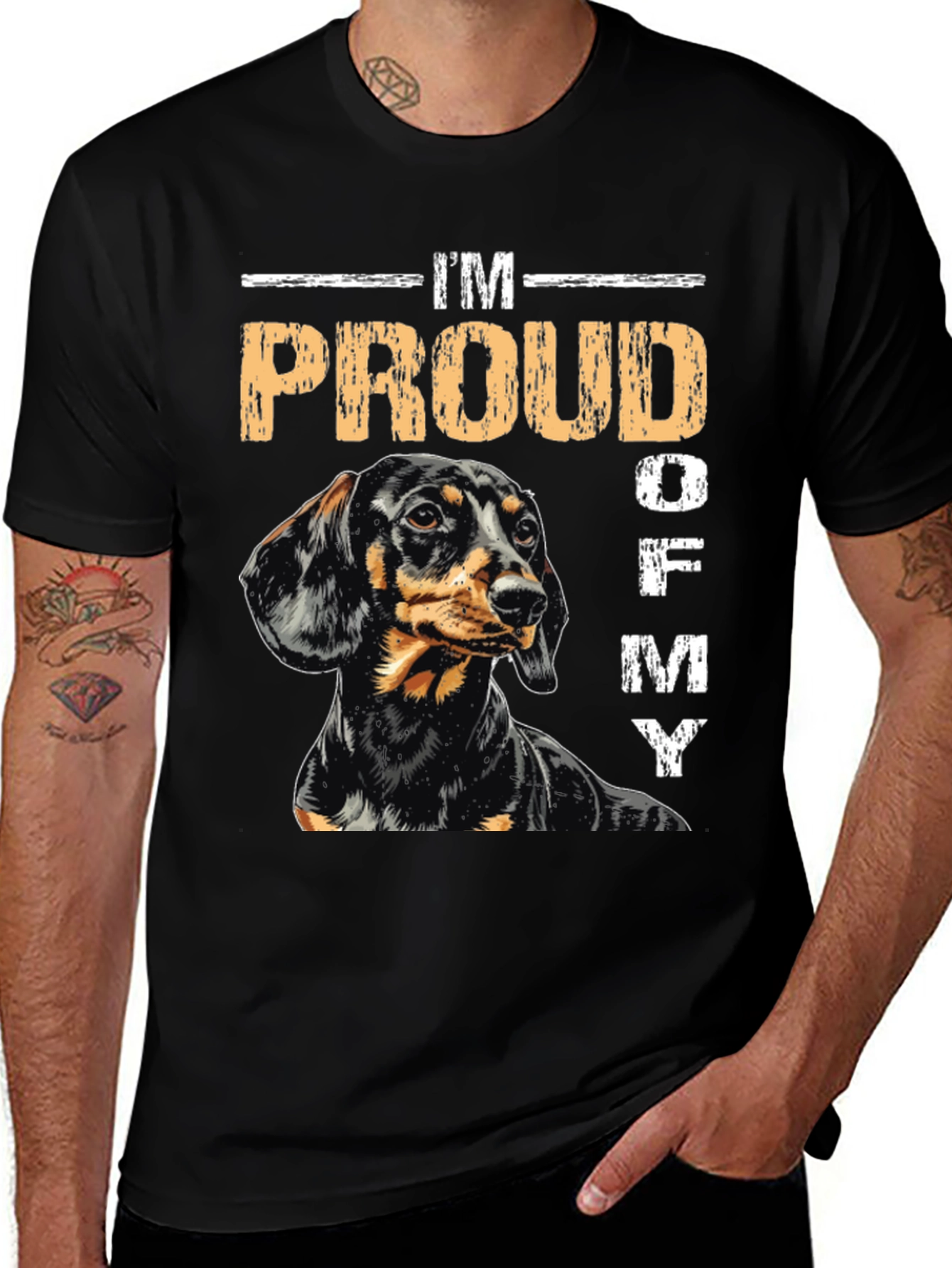 Proud Dachshund Graphic T-Shirt