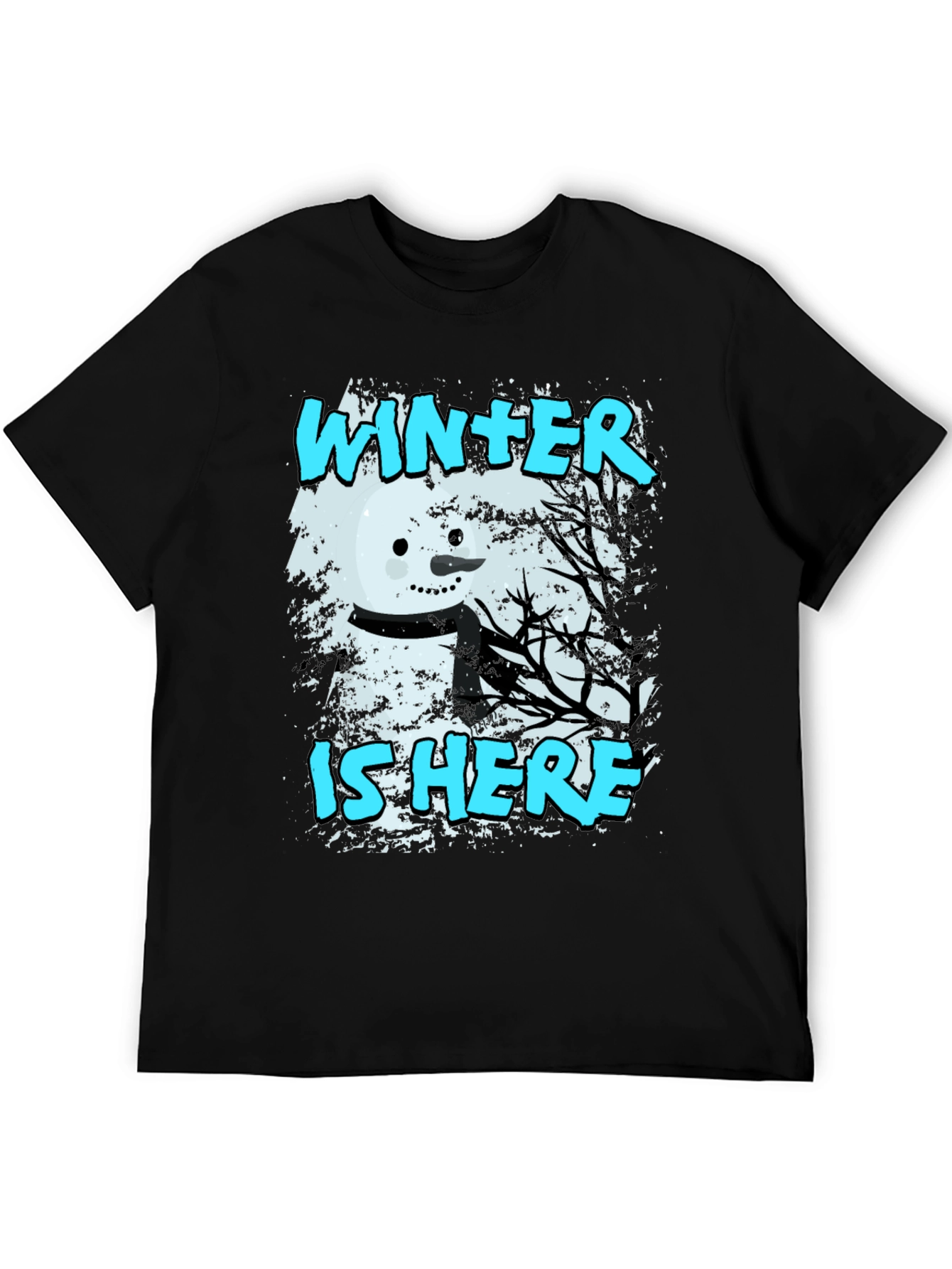 Winter is Here Snowman Graphic Tee