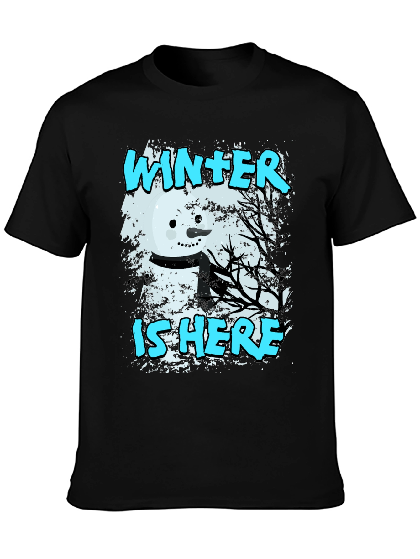 Winter is Here Snowman Graphic Tee