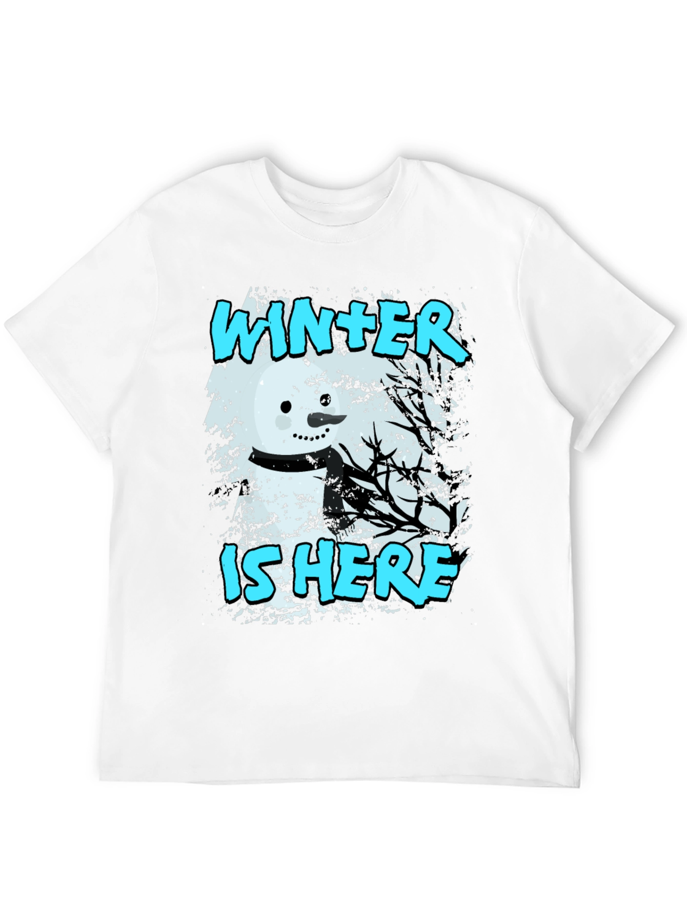Winter is Here Snowman Graphic Tee