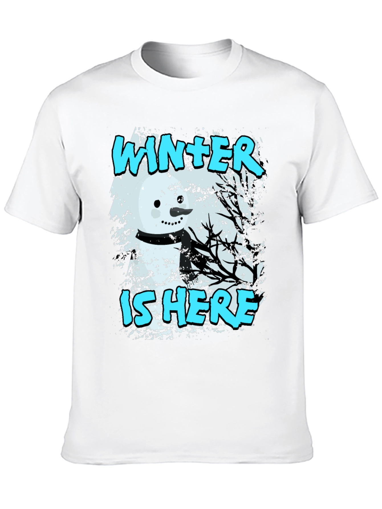 Winter is Here Snowman Graphic Tee