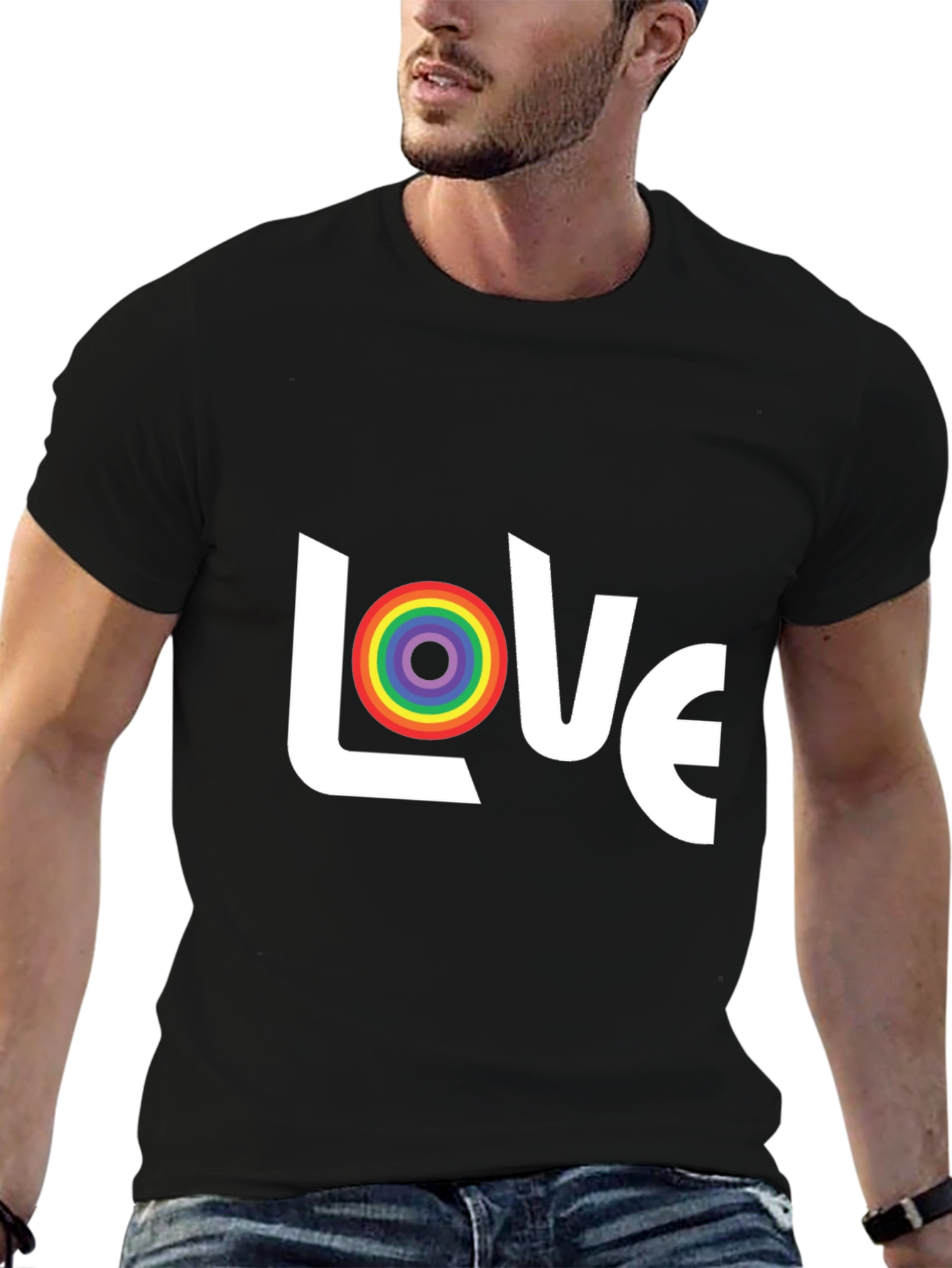 Love Rainbow Graphic T-Shirt - Pride & Equality