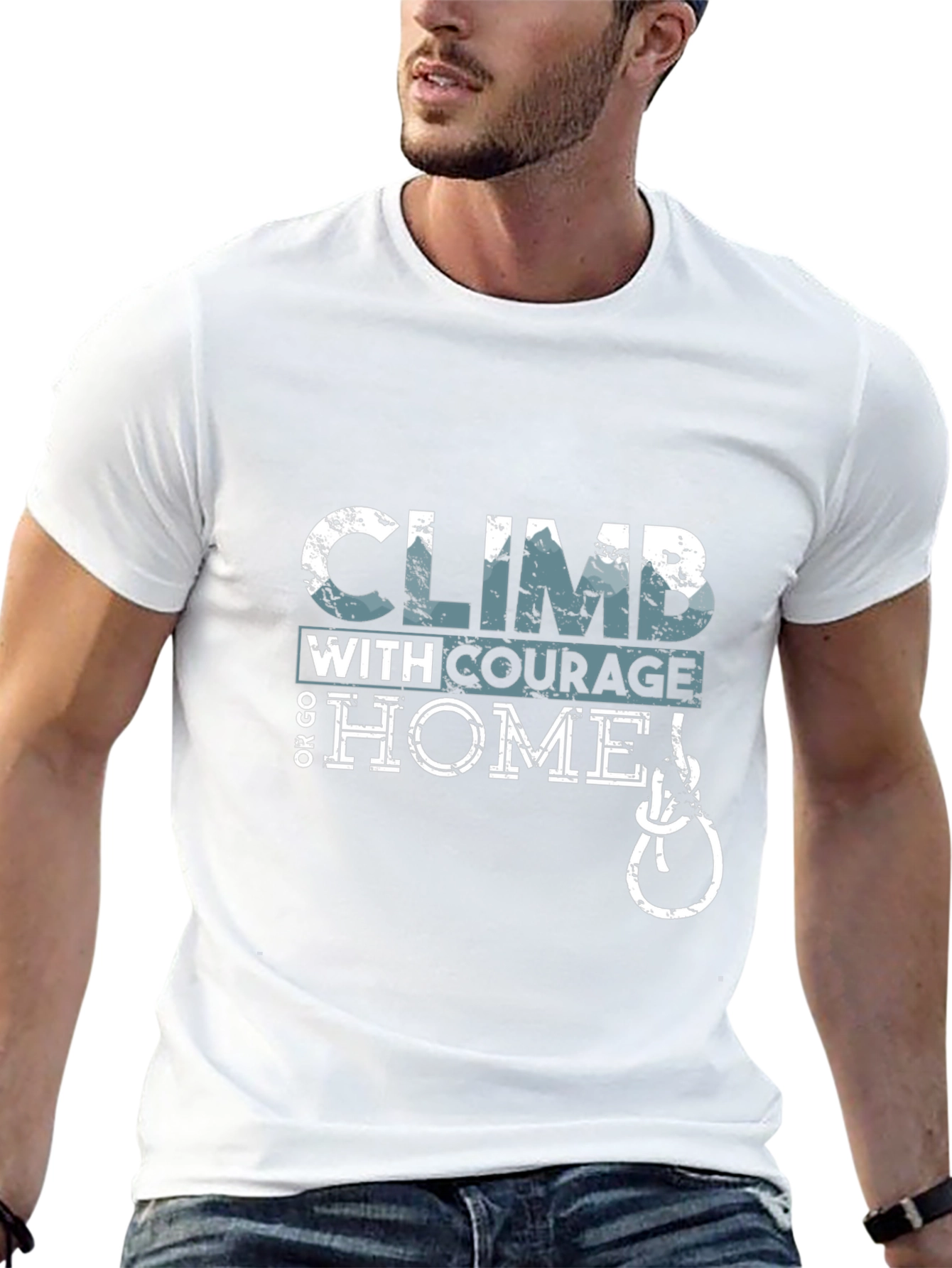 Climb with Courage Graphic T-Shirt