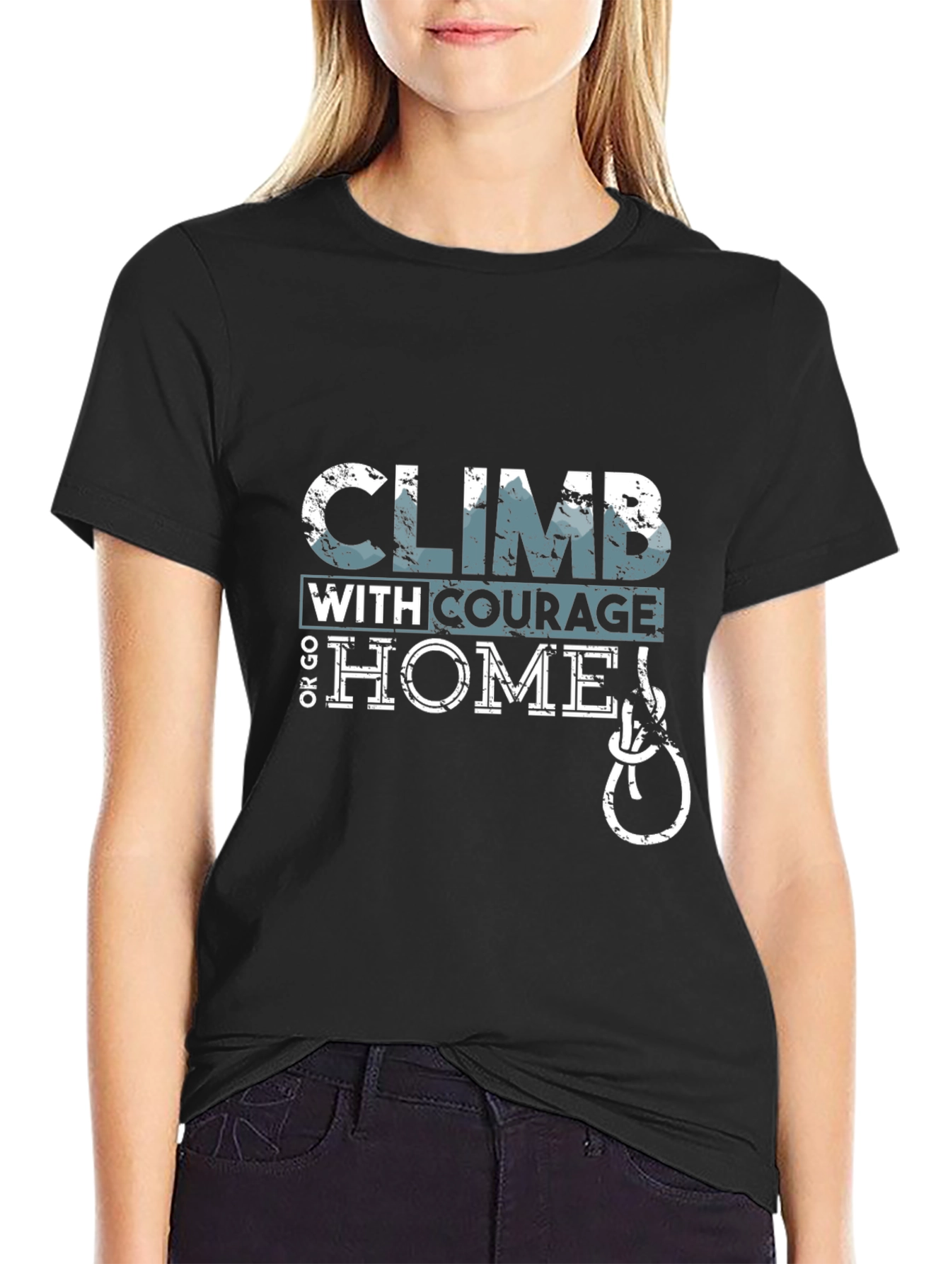 Climb with Courage Graphic T-Shirt