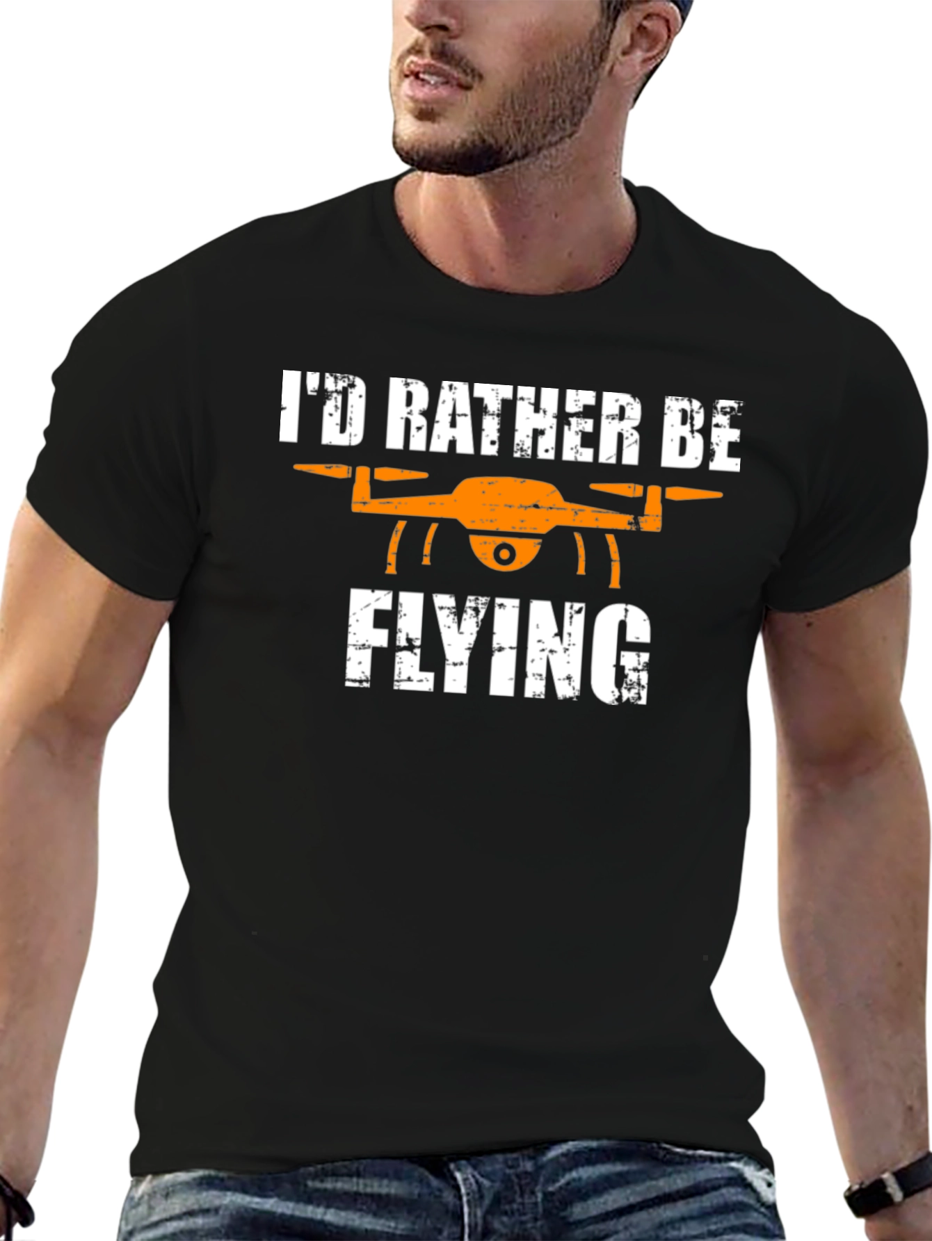 Id Rather Be Flying Drone T-Shirt