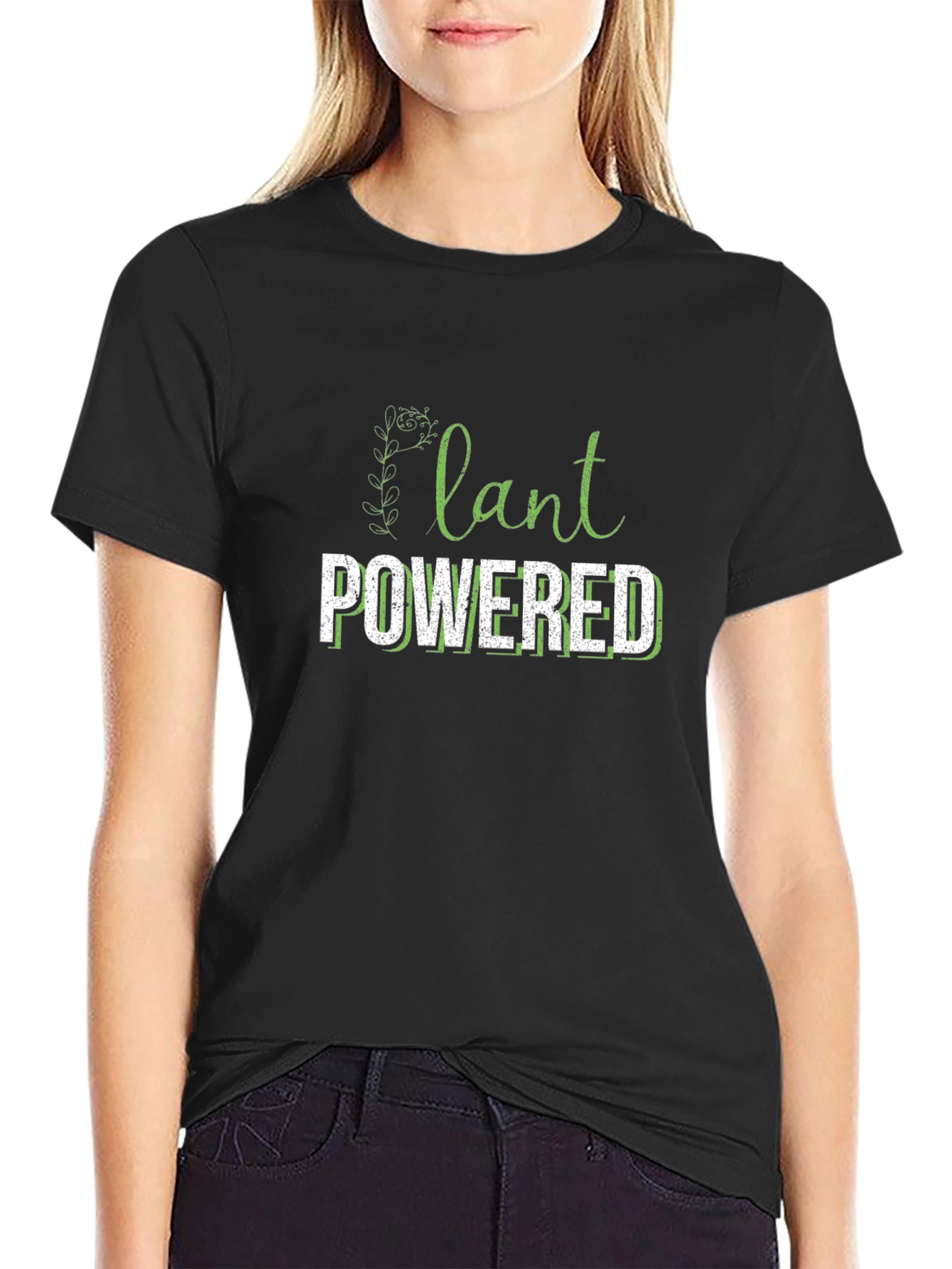 Plant Powered Graphic Tee - Vegan Lifestyle