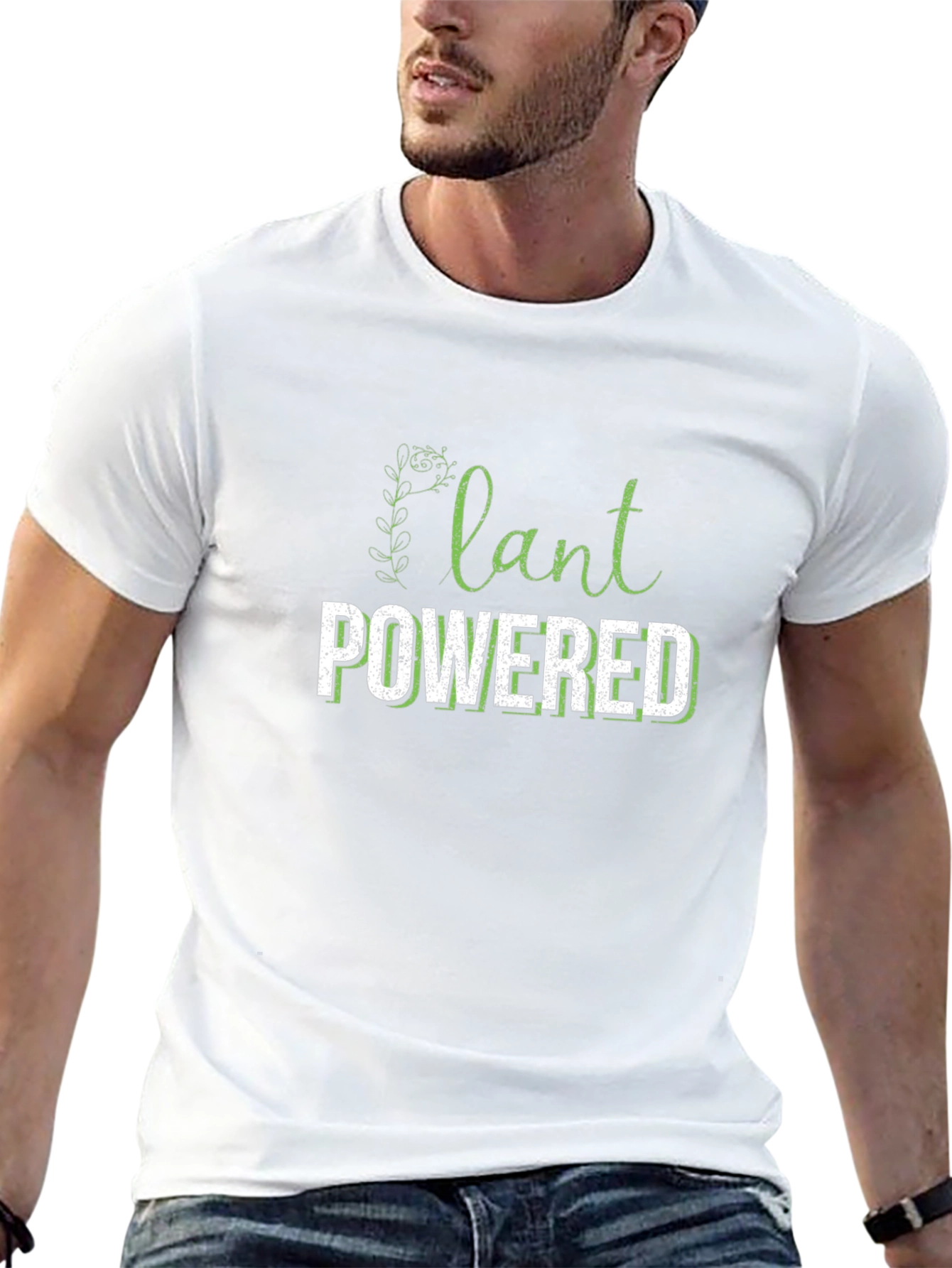 Plant Powered Graphic Tee - Vegan Lifestyle