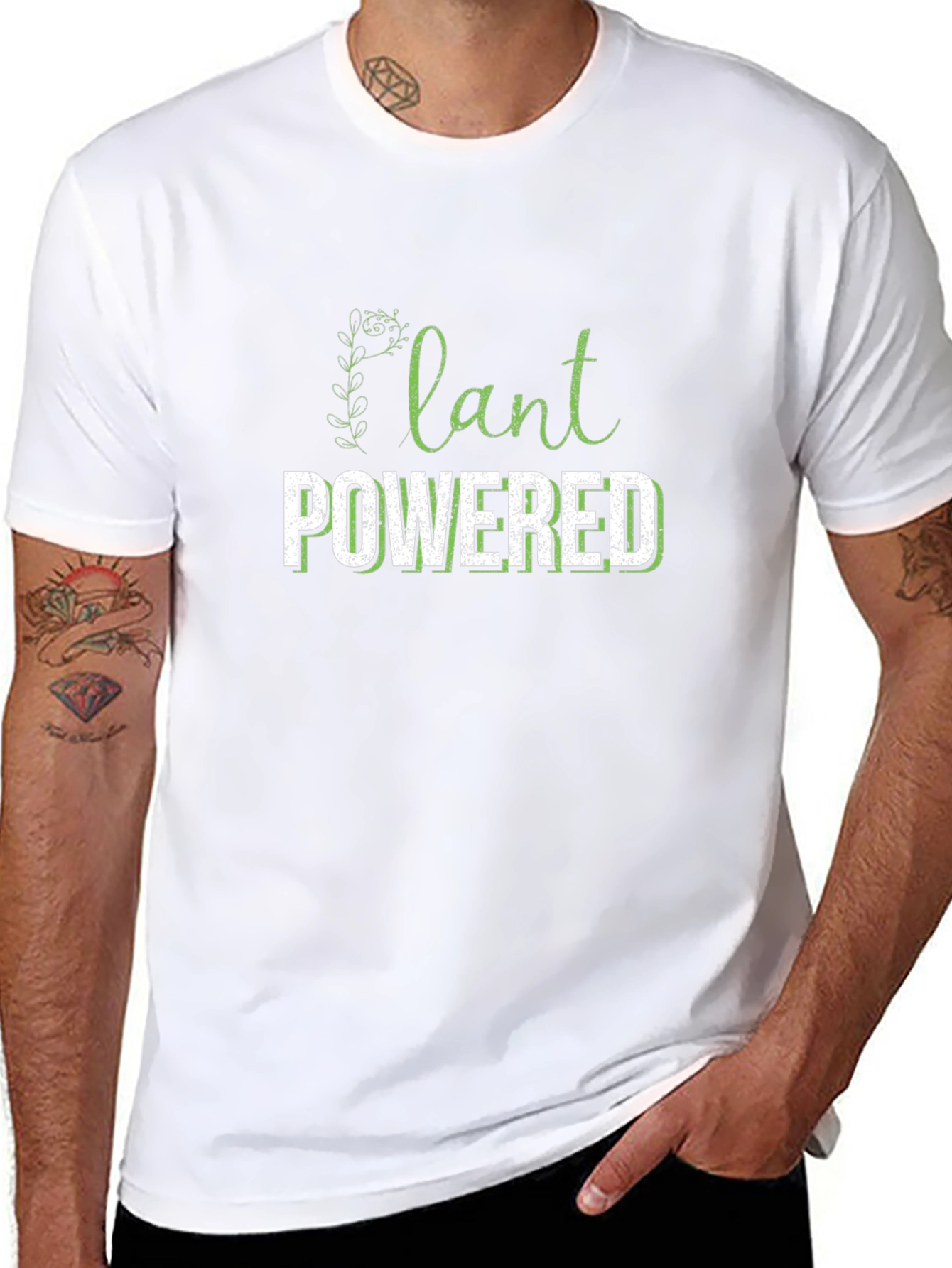 Plant Powered Graphic Tee - Vegan Lifestyle