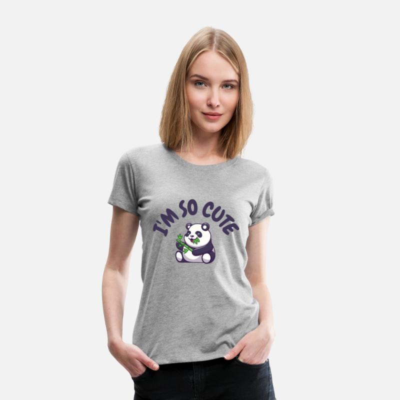 I’m So Cute –Smiling Panda Design for Animal Lover