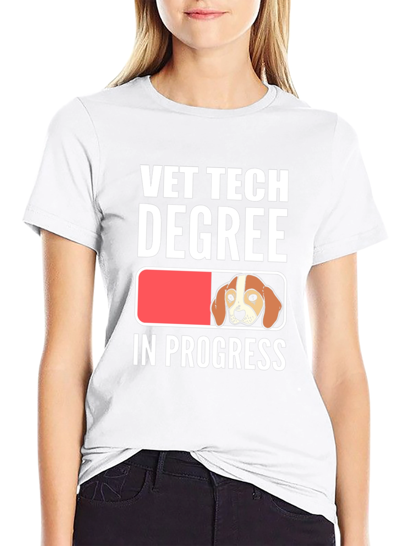 Vet Tech Degree In Progress Graphic T-Shirt