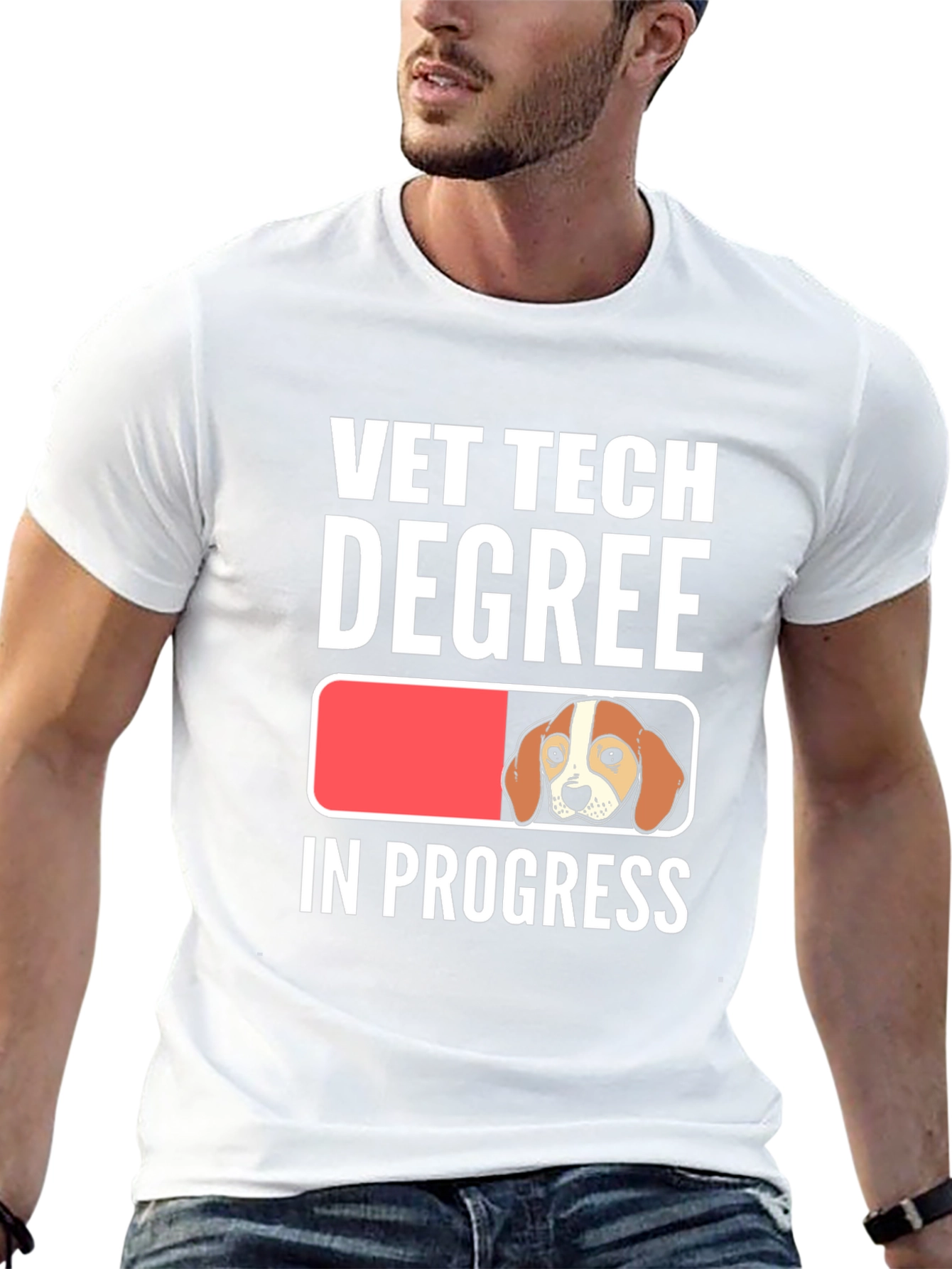Vet Tech Degree In Progress Graphic T-Shirt