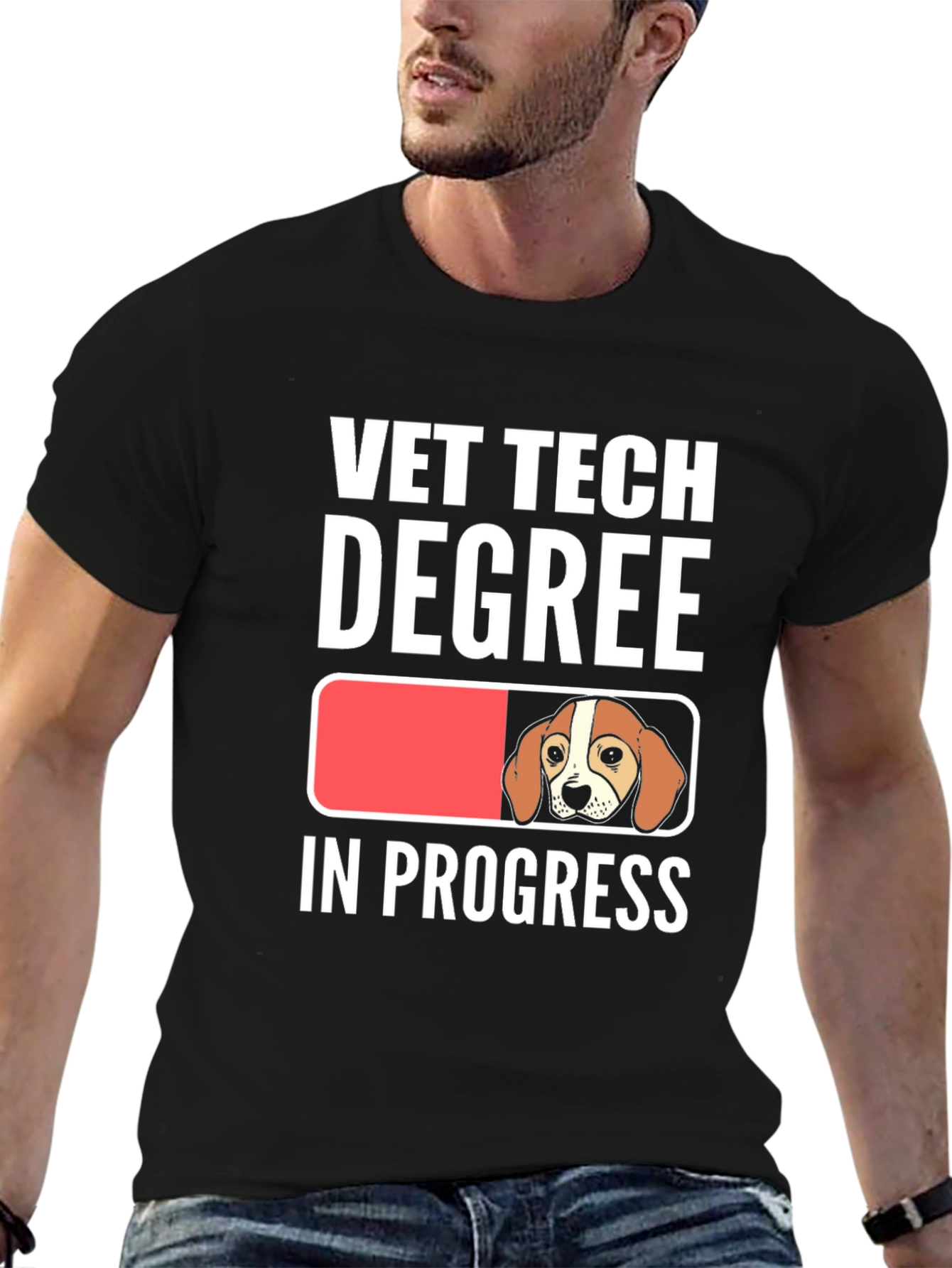 Vet Tech Degree In Progress Graphic T-Shirt