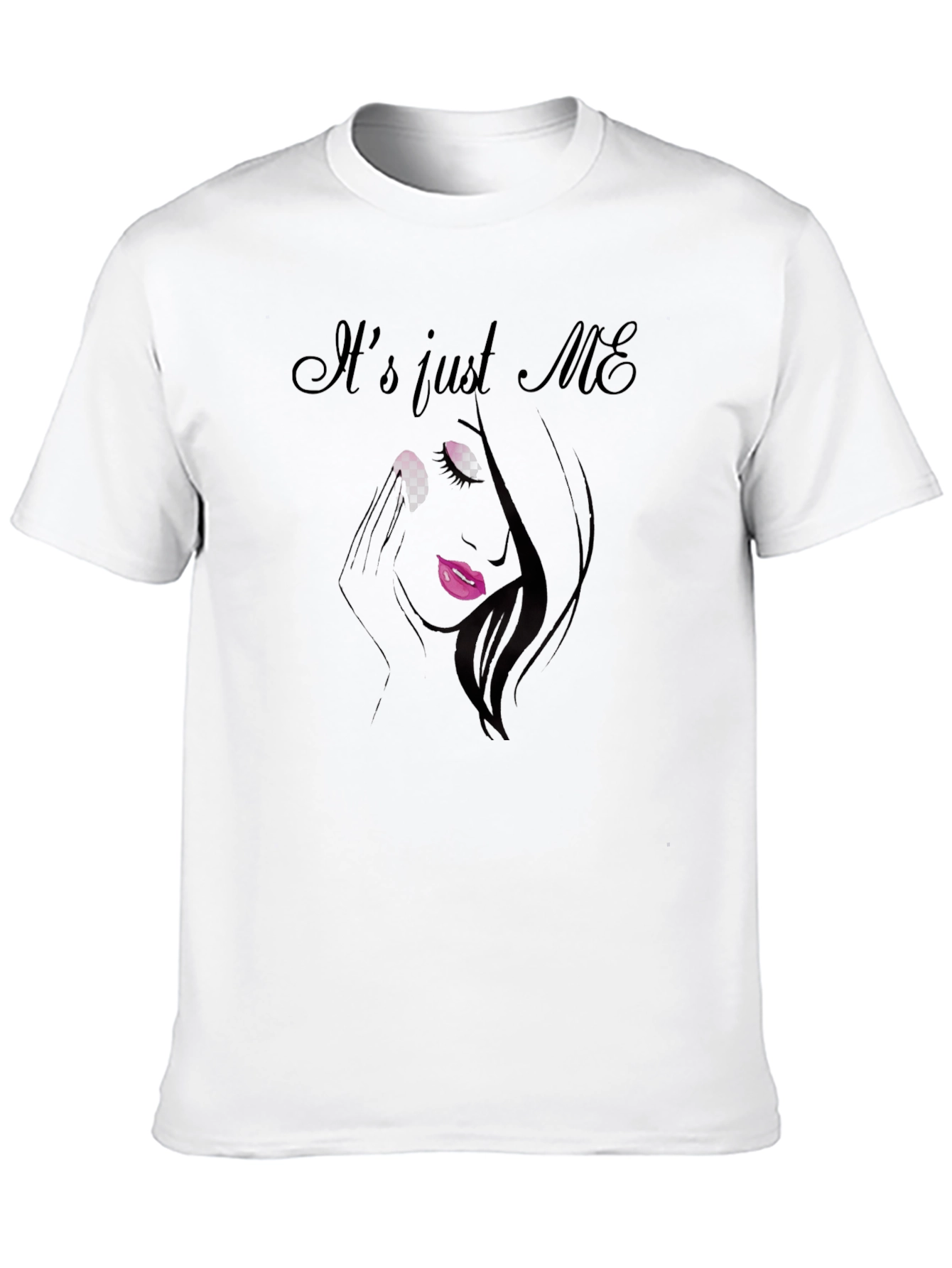 Its Just Me Graphic T-Shirt - Unisex Black Tee