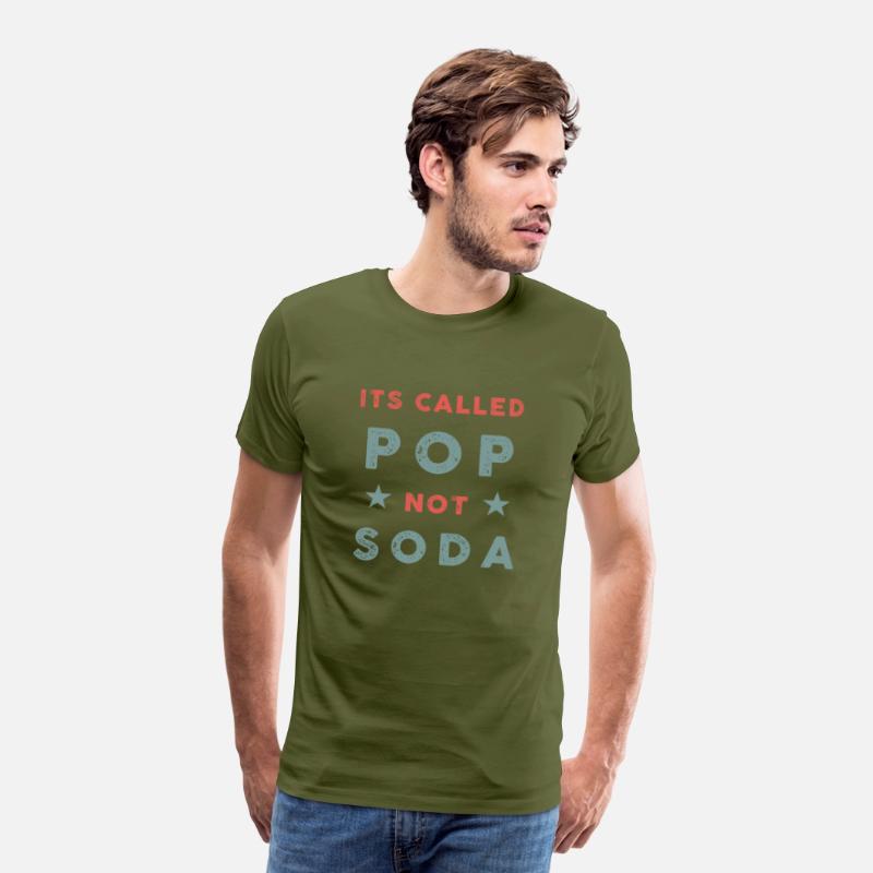 its called pop not soda - funny slogan
