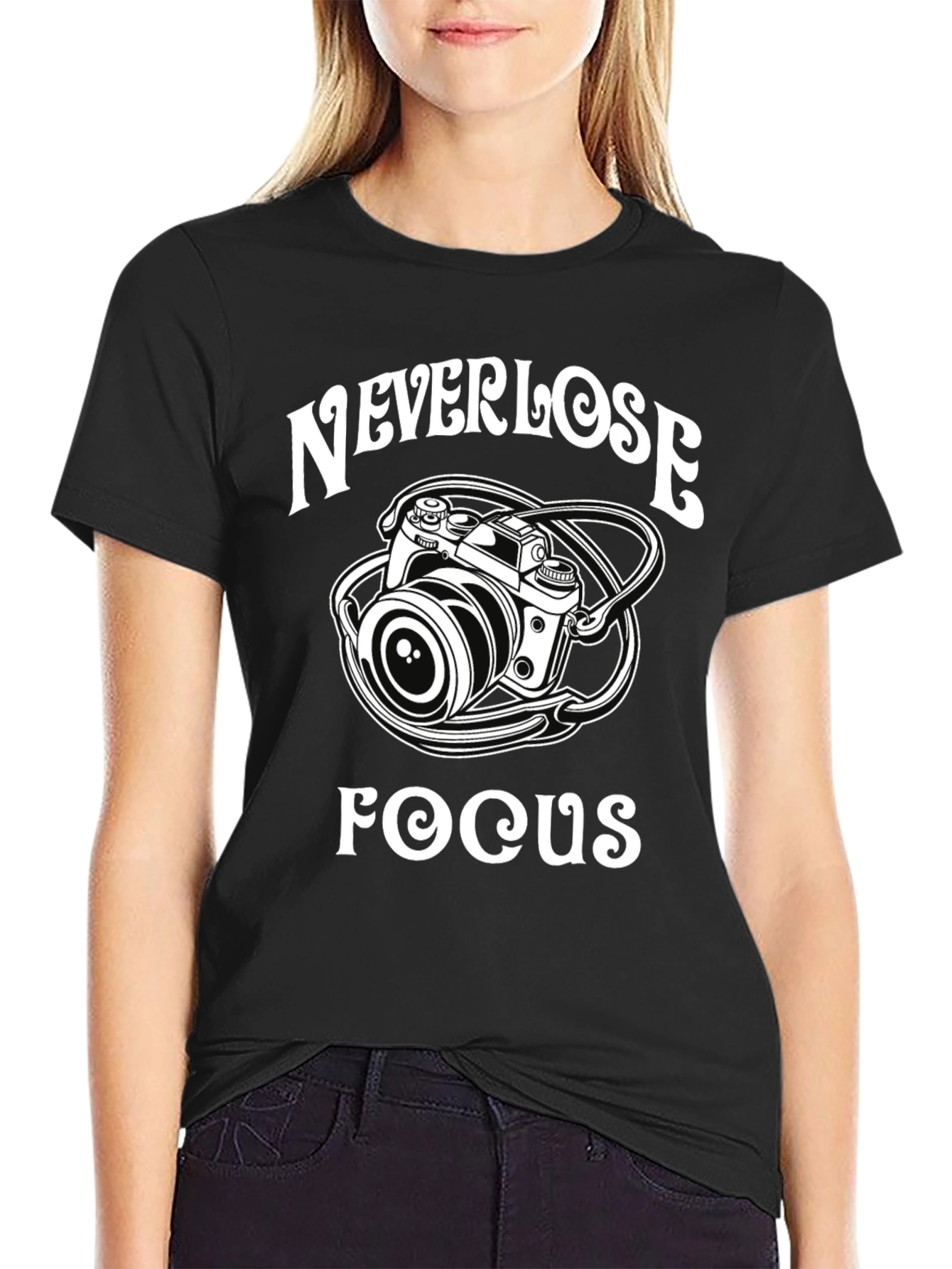 Never Lose Focus Camera T-Shirt