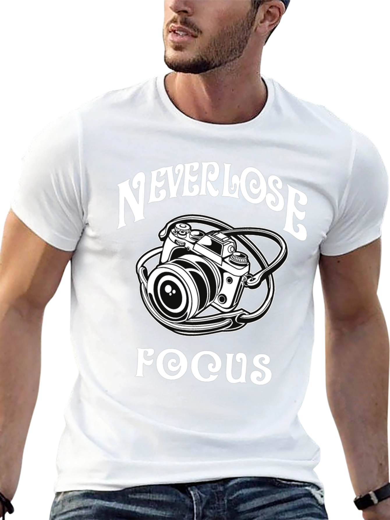 Never Lose Focus Camera T-Shirt