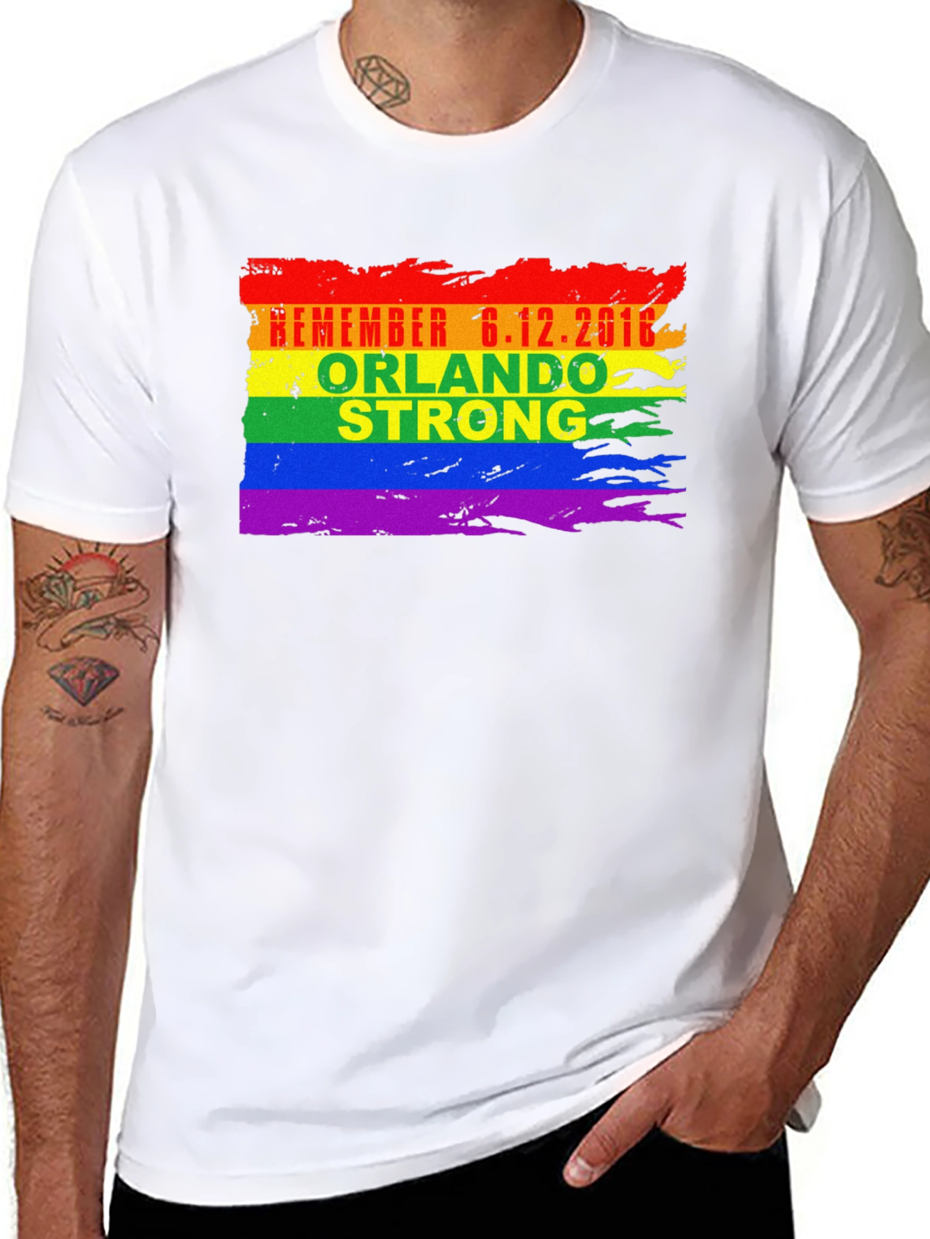 Orlando Strong Pride T-Shirt - Remember 6.12.2016