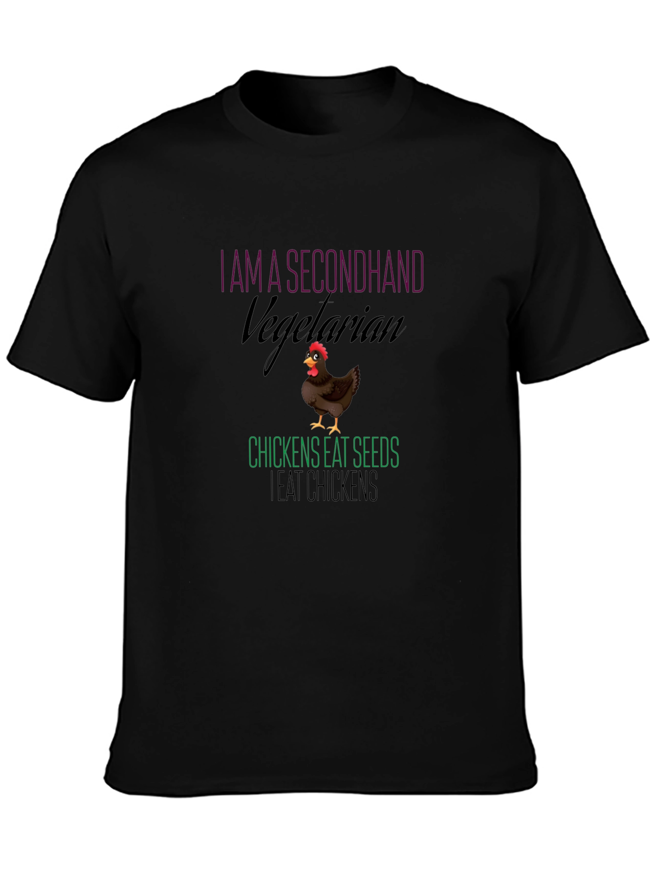 Secondhand Vegetarian Chicken Graphic Tee
