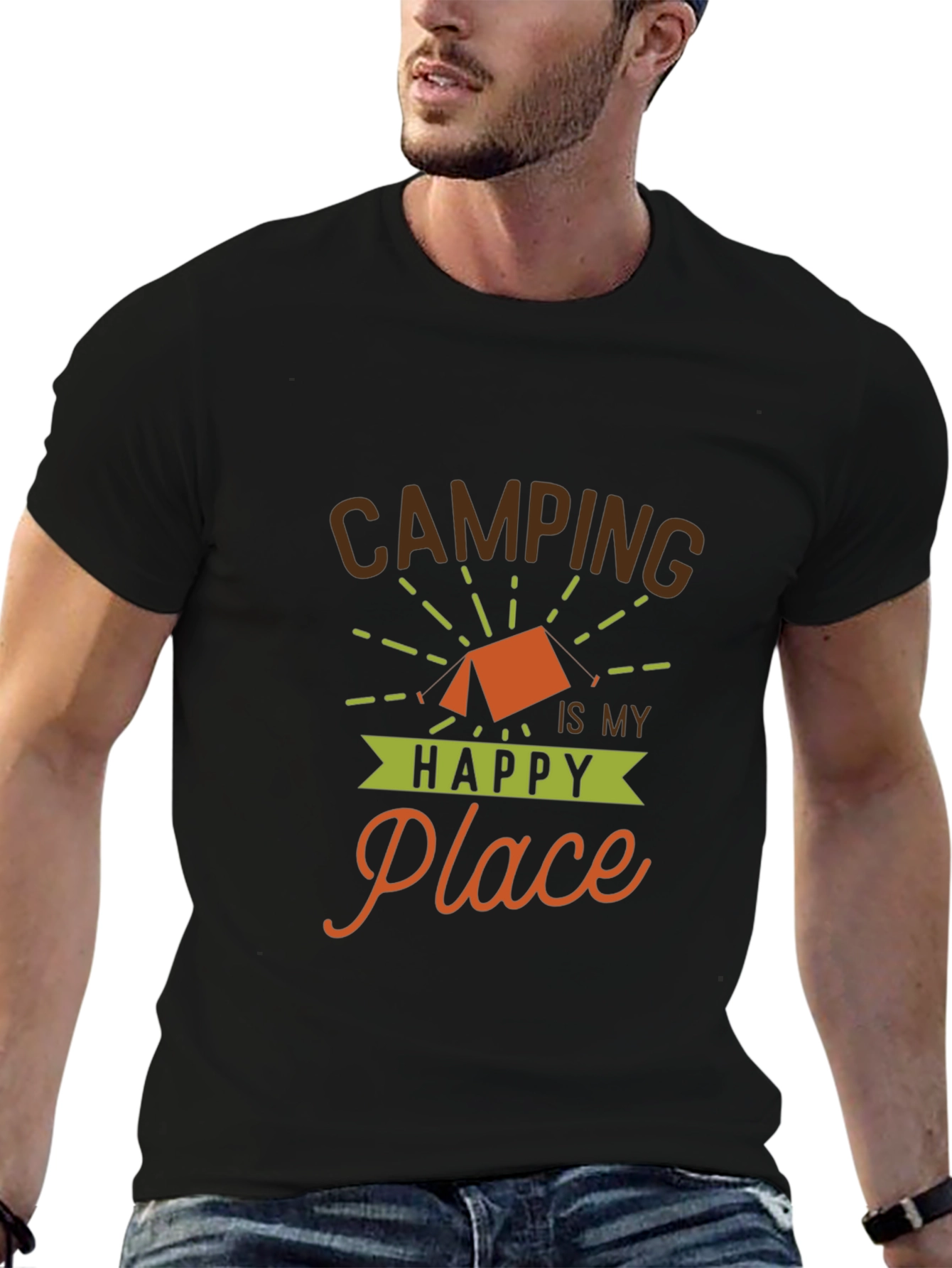 Camping is my Happy Place Graphic Tee