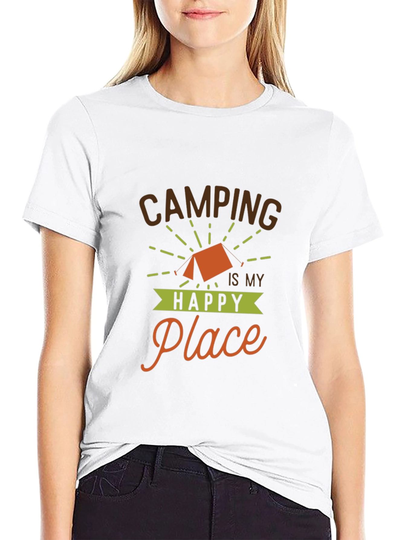 Camping is my Happy Place Graphic Tee