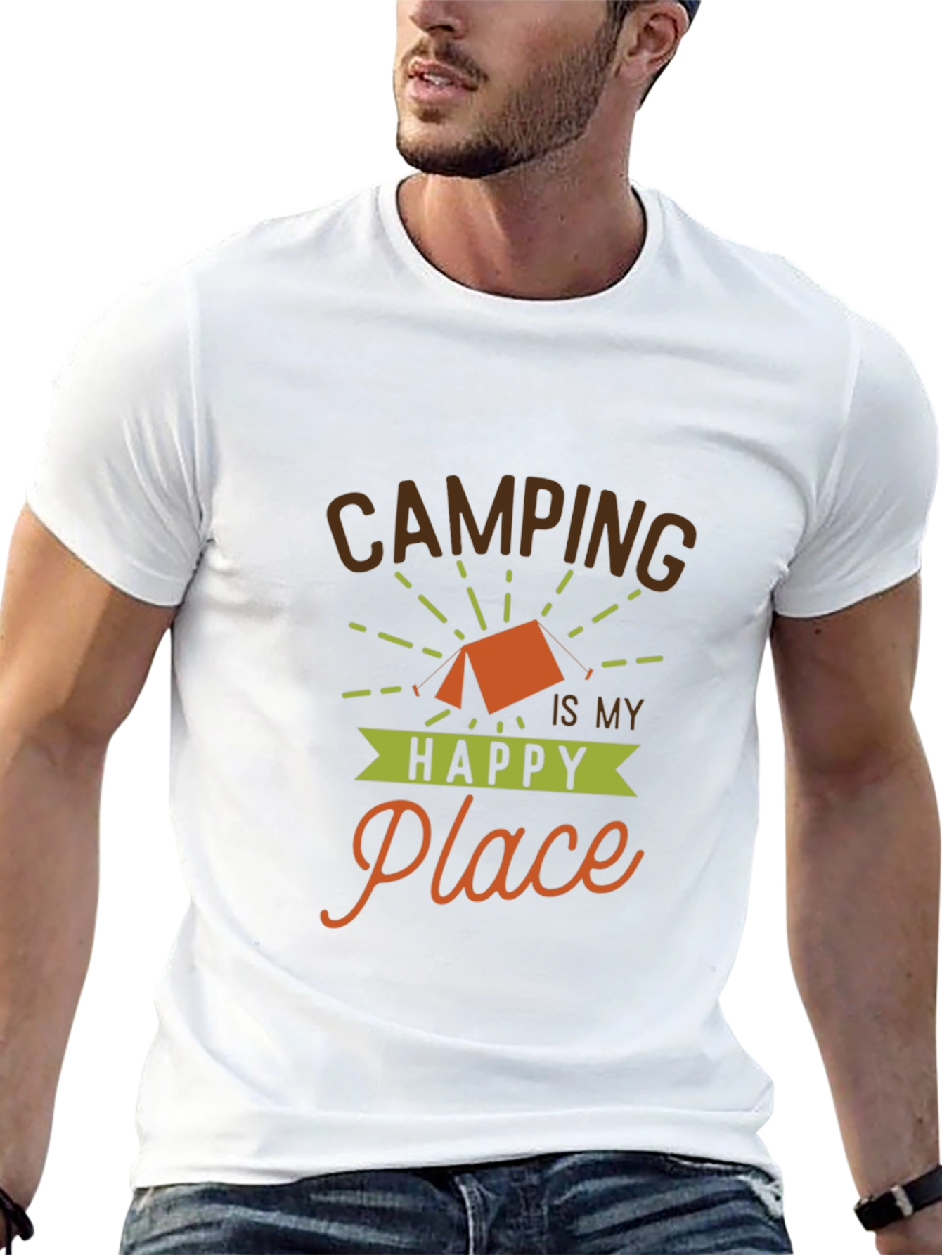 Camping is my Happy Place Graphic Tee