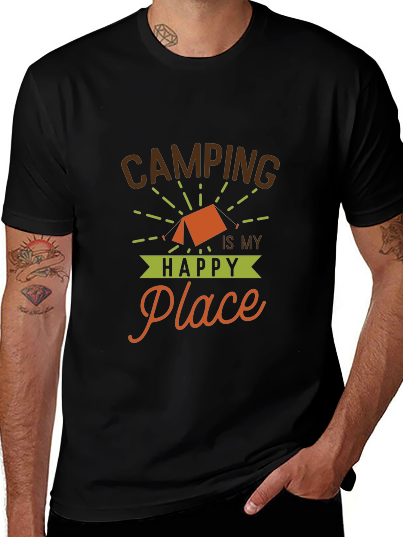 Camping is my Happy Place Graphic Tee