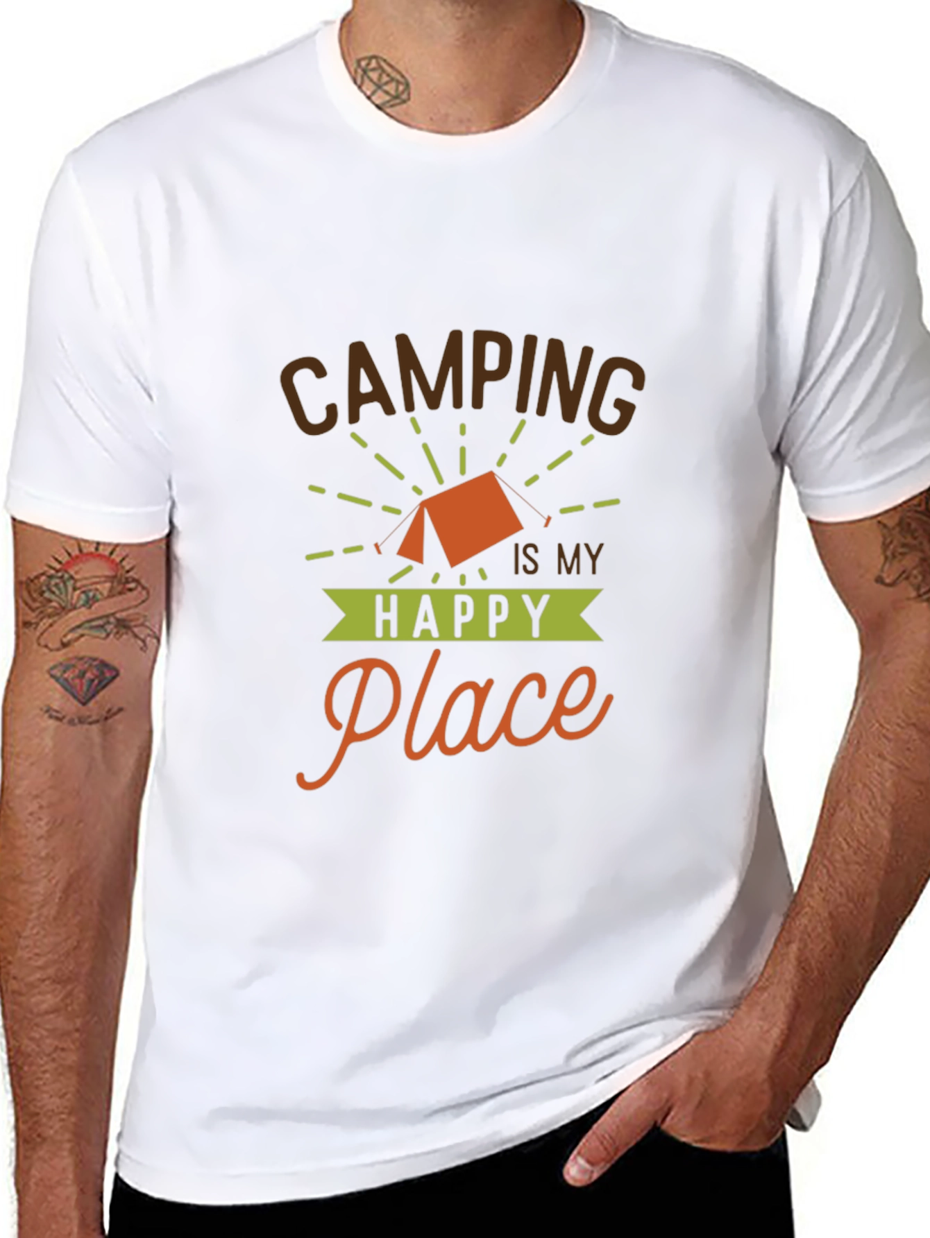 Camping is my Happy Place Graphic Tee