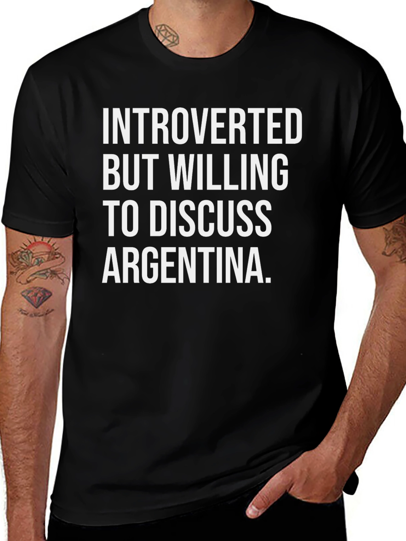 Argentina Introvert T-Shirt - Funny Graphic Tee
