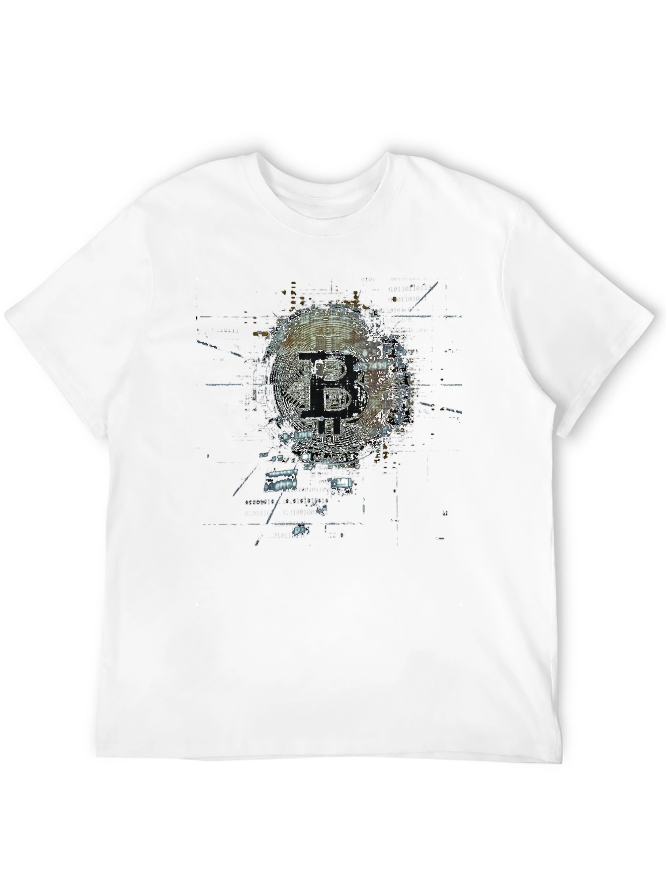 Bitcoin Art Graphic Tee - Crypto Currency T-Shirt